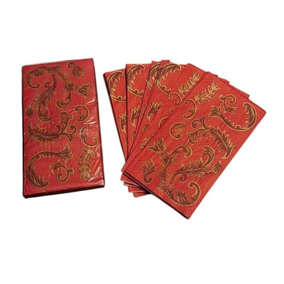 Pier 1 Imports Jubilee Guest Towels Paper Napkins (20 Sealed, 12 Unsealed) Party - Picture 1 of 4